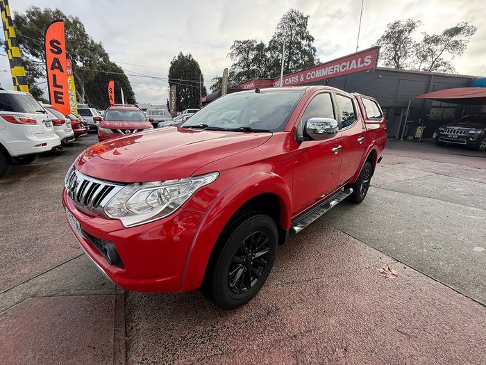 2016 Mitsubishi Triton GLS MQ MY16 4X4 Dual Range Red