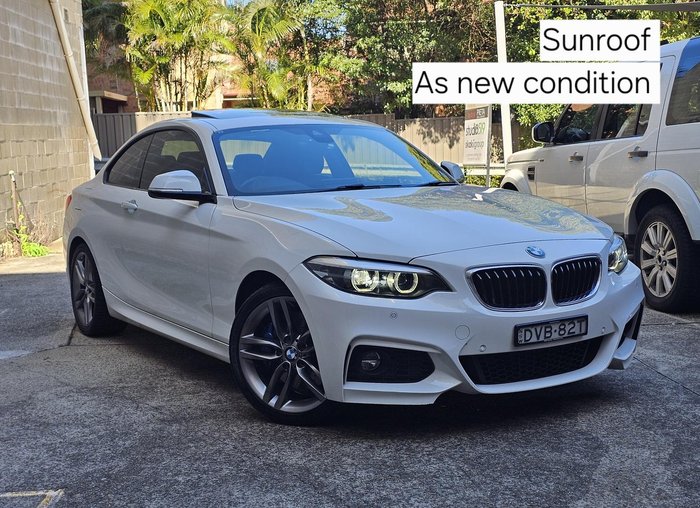 2018 BMW 2 Series 230i M Sport F22 LCI Alpine White