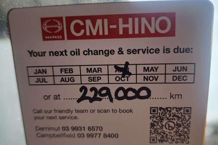 2020 Hino 300 Series 616 White