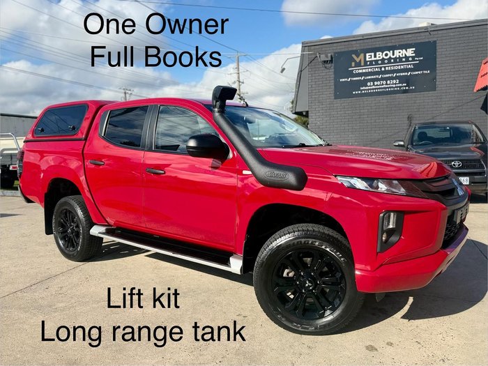 2021 Mitsubishi Triton GLX-R MR MY22 4X4 Dual Range Red