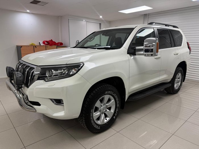2017 Toyota Landcruiser Prado GXL GDJ150R 4X4 Dual Range WHITE