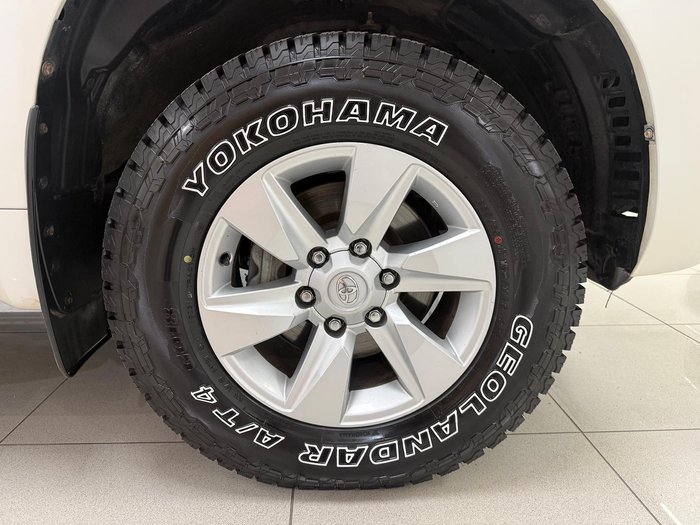 2017 Toyota Landcruiser Prado GXL GDJ150R 4X4 Dual Range WHITE