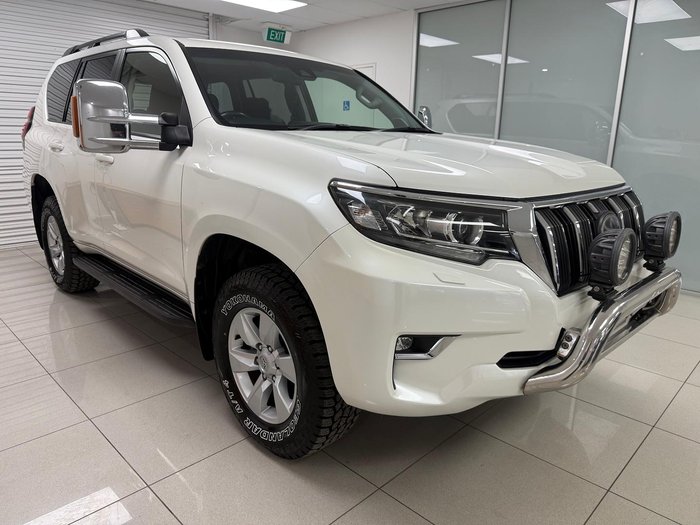 2017 Toyota Landcruiser Prado GXL GDJ150R 4X4 Dual Range WHITE