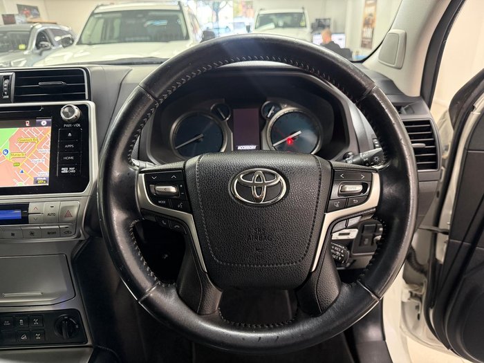 2017 Toyota Landcruiser Prado GXL GDJ150R 4X4 Dual Range WHITE