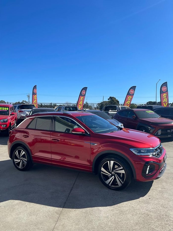 2023 Volkswagen T-Roc 140TSI R-Line D11 MY23 Four Wheel Drive Kings Red