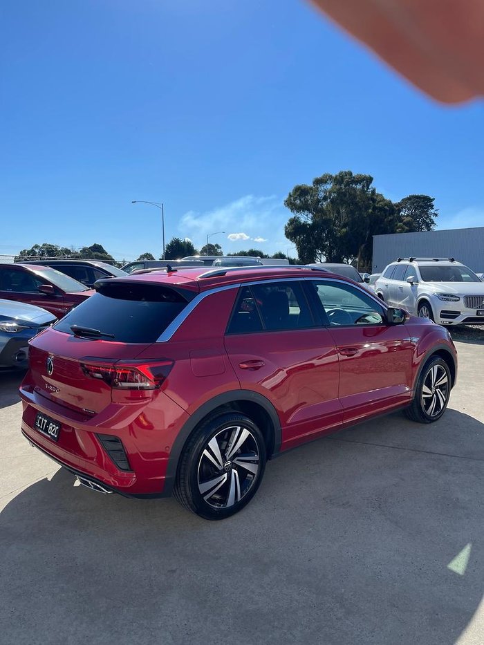 2023 Volkswagen T-Roc 140TSI R-Line D11 MY23 Four Wheel Drive Kings Red