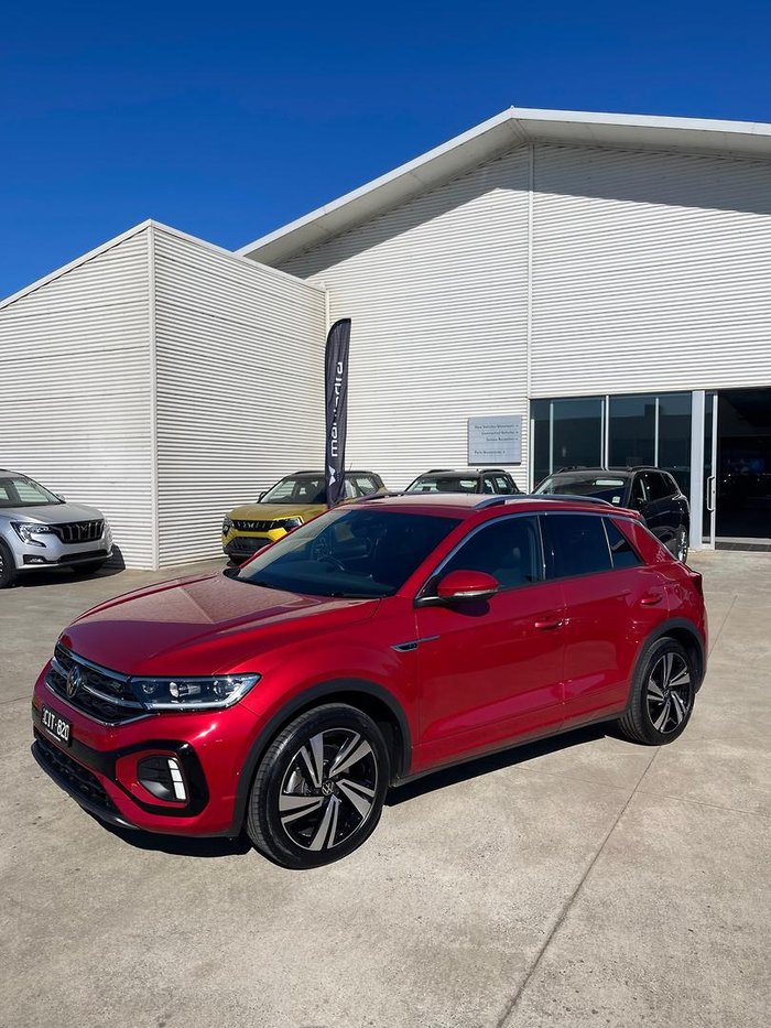 2023 Volkswagen T-Roc 140TSI R-Line D11 MY23 Four Wheel Drive Kings Red