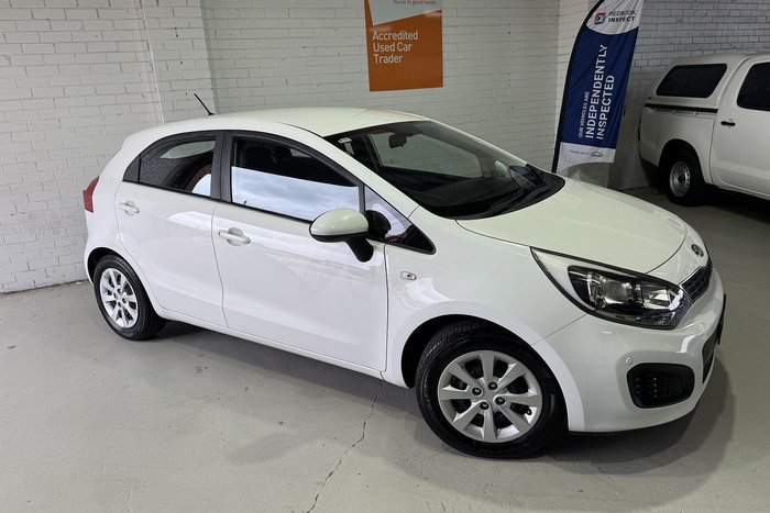 2013 Kia Rio S UB MY13 Clear White