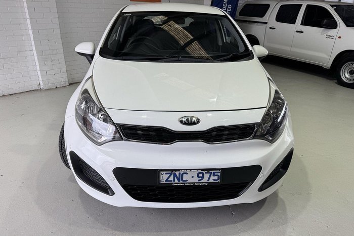 2013 Kia Rio S UB MY13 Clear White
