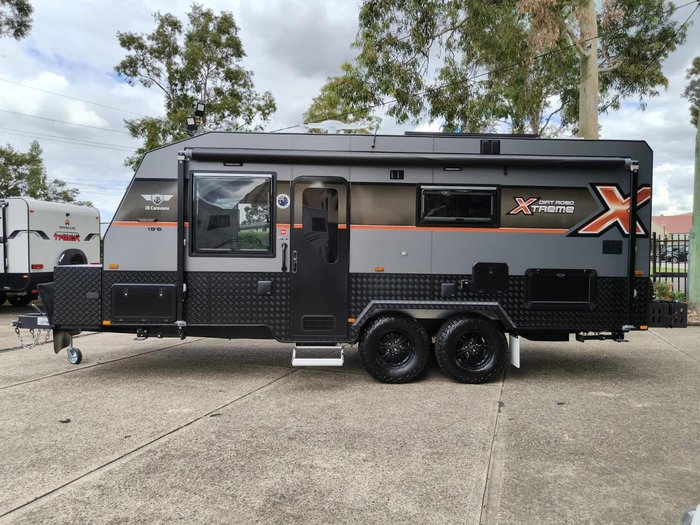 2026 JB Caravans Dirt Road Xtreme 19'6 Front Door Cafe