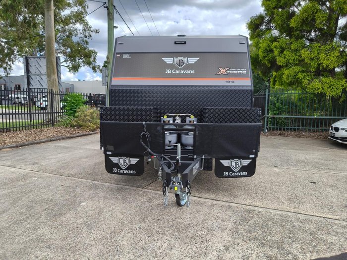 2026 JB Caravans Dirt Road Xtreme 19'6 Front Door Cafe