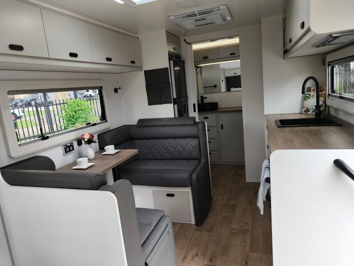 2026 JB Caravans Dirt Road Xtreme 19'6 Front Door Cafe