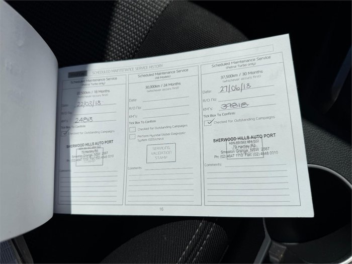 2016 HYUNDAI i30 ACTIVE GD4 SERIES 2 SILVER OR CHROME