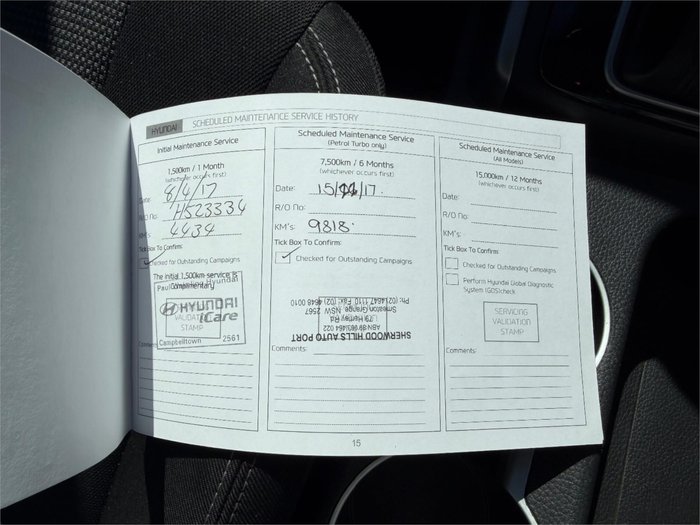 2016 HYUNDAI i30 ACTIVE GD4 SERIES 2 SILVER OR CHROME