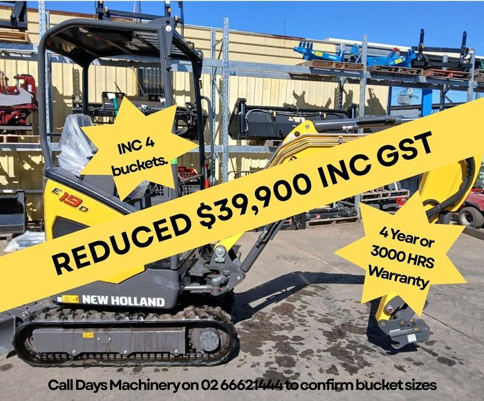 2025 New Holland E19d YELLOW