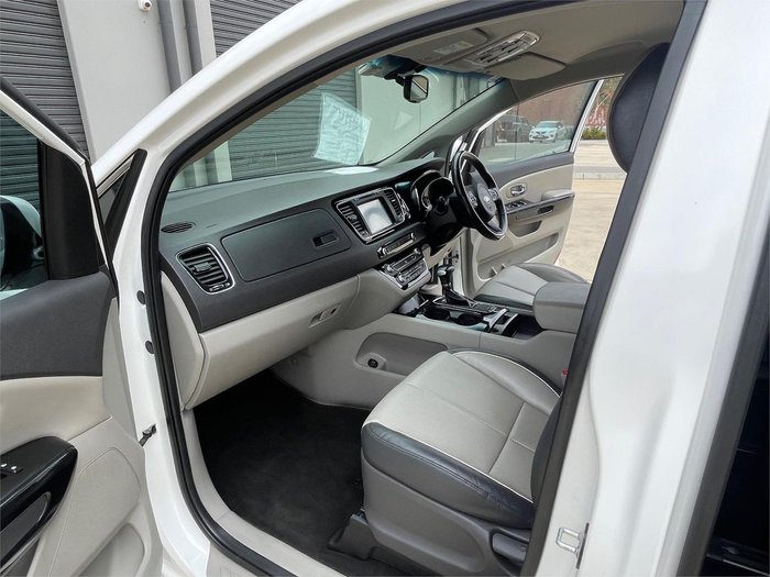 2017 Kia Carnival SLi YP MY18 Snow White Pearl