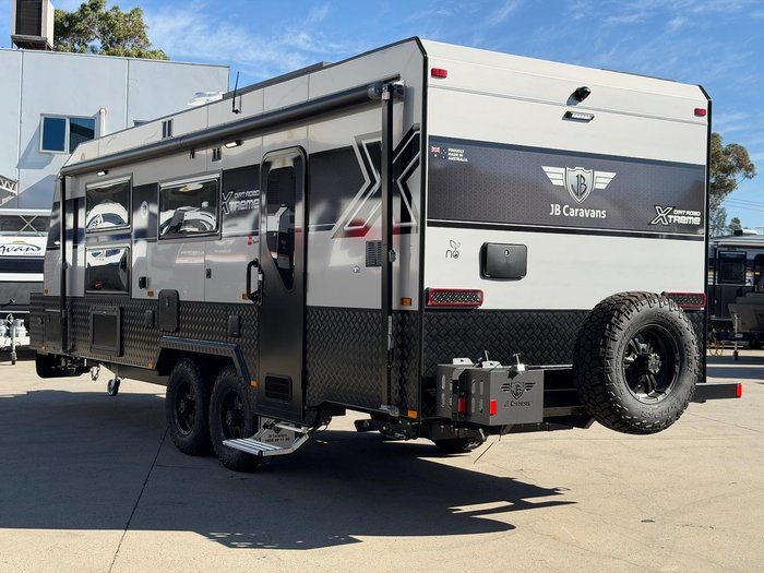 2026 JB Caravans 22'6 Dirt Road Xtreme Rear Door