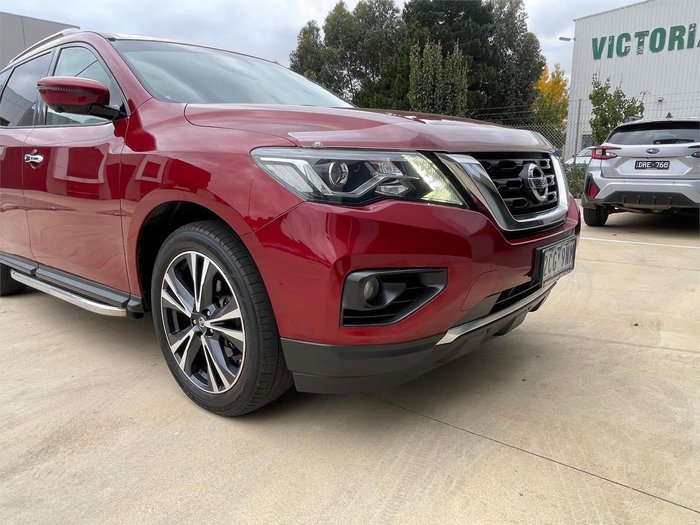 2018 Nissan Pathfinder Ti R52 Series II MY17 Cayenne Red