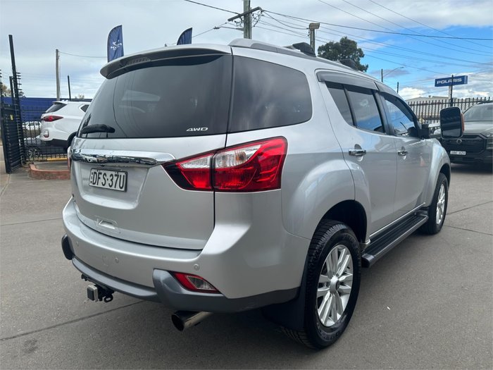 2016 ISUZU MU-X LS-T (4x4) UC MY15.5 SILVER OR CHROME
