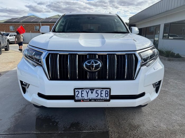 2023 Toyota Landcruiser Prado GXL GDJ150R 4X4 Dual Range Glacier White