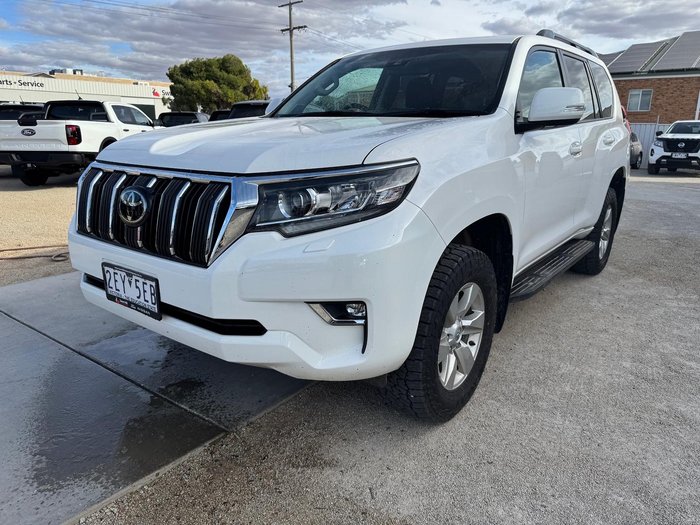 2023 Toyota Landcruiser Prado GXL GDJ150R 4X4 Dual Range Glacier White