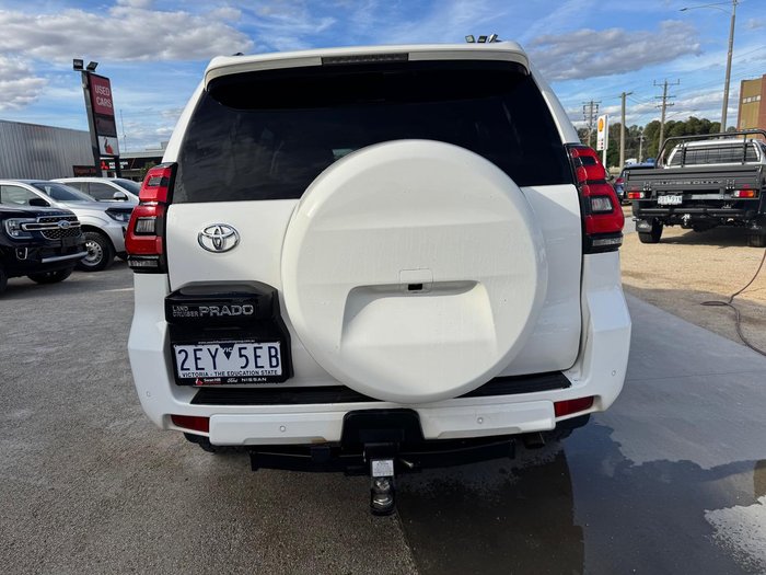 2023 Toyota Landcruiser Prado GXL GDJ150R 4X4 Dual Range Glacier White
