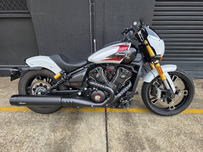 2025 Indian SCOUT 101 LIMITED GHOST WHITE METALLIC