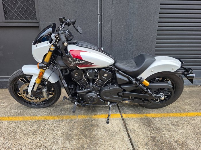 2025 Indian SCOUT 101 LIMITED GHOST WHITE METALLIC