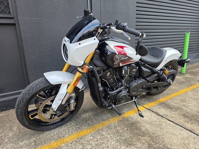 2025 Indian SCOUT 101 LIMITED GHOST WHITE METALLIC