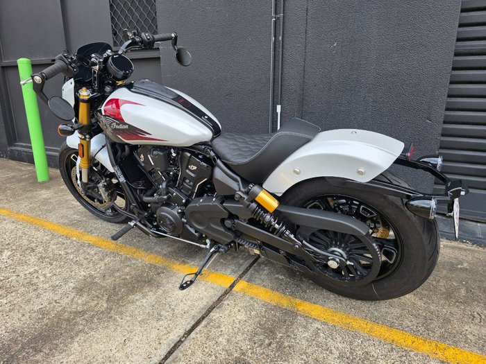 2025 Indian SCOUT 101 LIMITED GHOST WHITE METALLIC