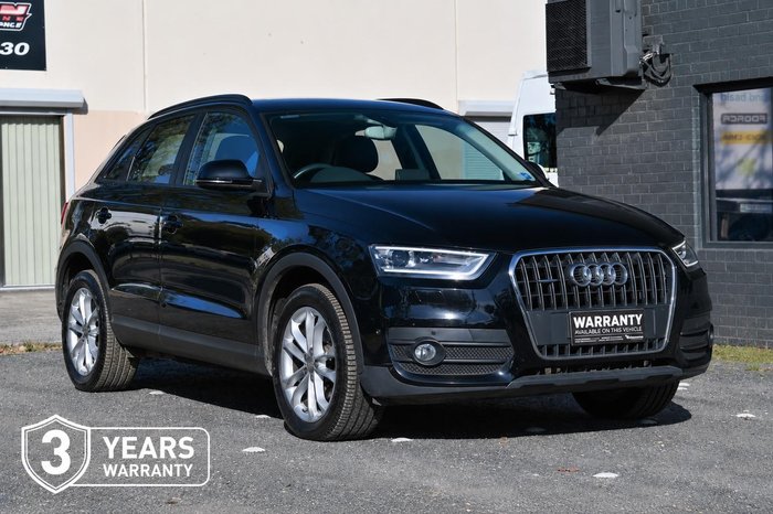 2013 Audi Q3 TDI 8U MY14 Four Wheel Drive Brilliant Black