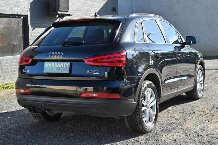 2013 Audi Q3 TDI 8U MY14 Four Wheel Drive Brilliant Black