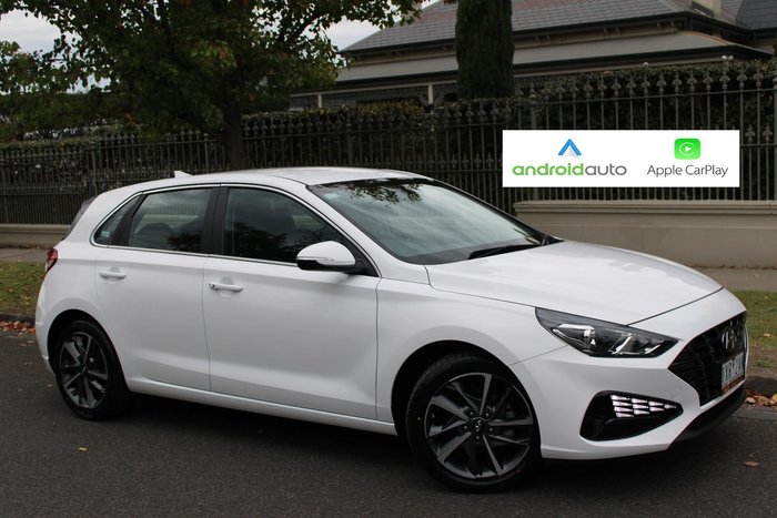 2023 Hyundai i30 Elite PD.V4 MY23 Atlas White