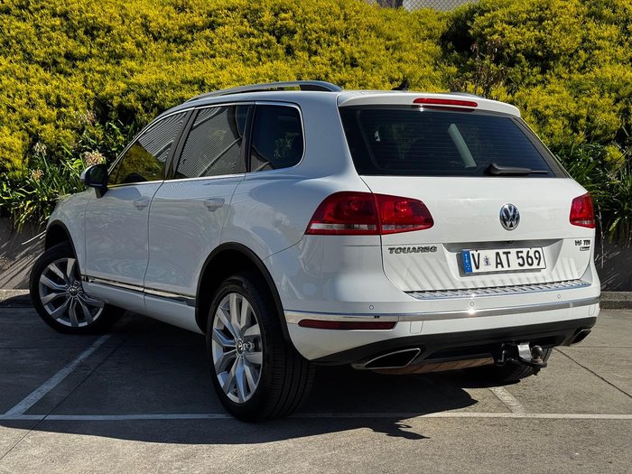 2015 Volkswagen Touareg V6 TDI 7P MY16 Four Wheel Drive Pure White