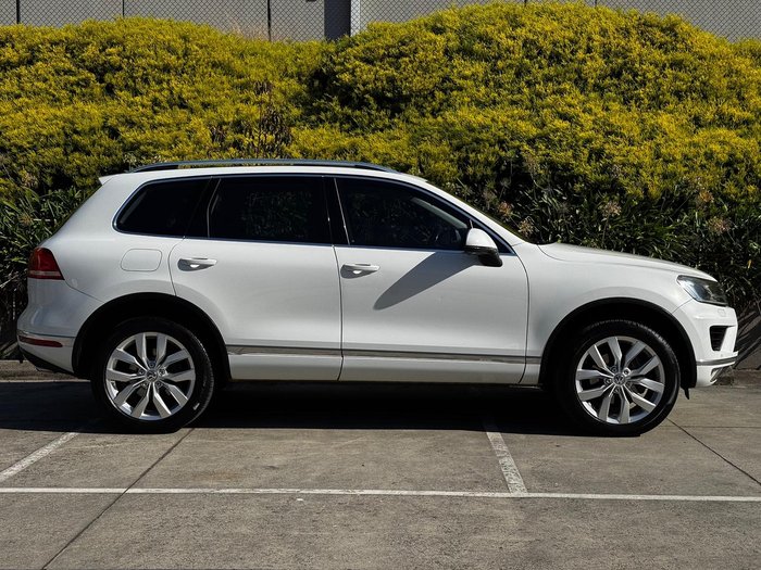 2015 Volkswagen Touareg V6 TDI 7P MY16 Four Wheel Drive Pure White