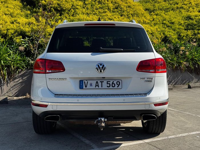 2015 Volkswagen Touareg V6 TDI 7P MY16 Four Wheel Drive Pure White