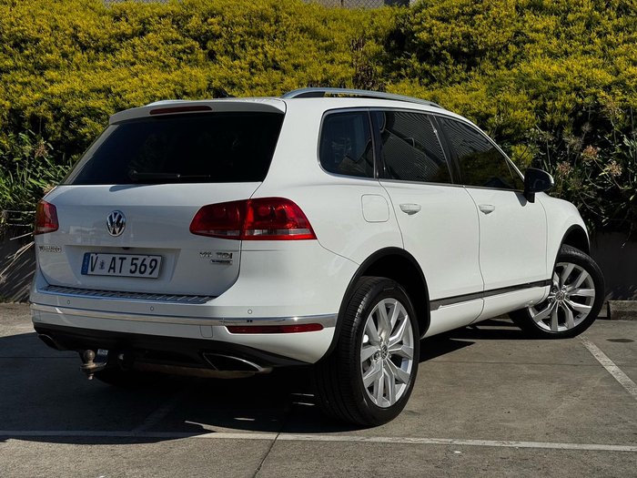2015 Volkswagen Touareg V6 TDI 7P MY16 Four Wheel Drive Pure White