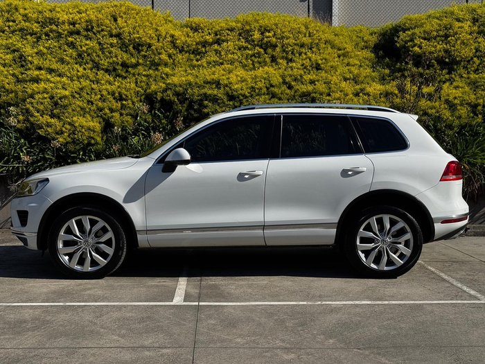 2015 Volkswagen Touareg V6 TDI 7P MY16 Four Wheel Drive Pure White