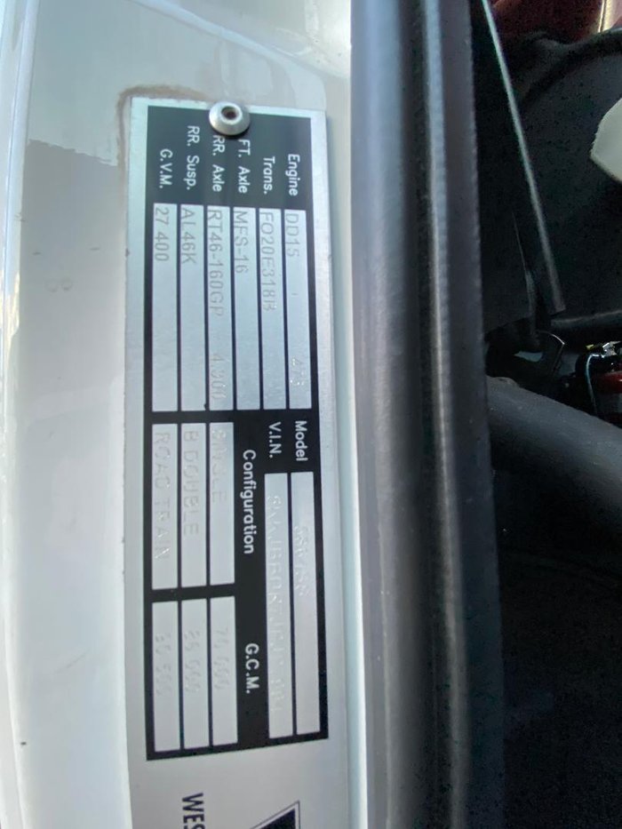 2018 Western Star 5800 Series