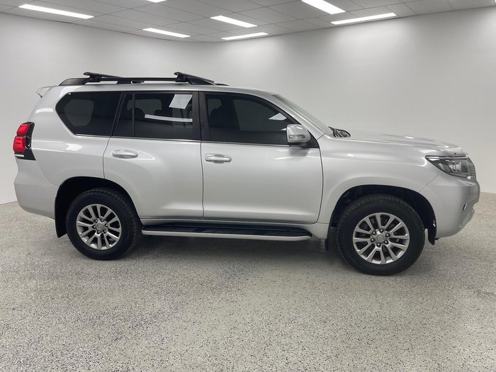 2018 Toyota Landcruiser Prado Kakadu GDJ150R 4X4 Dual Range Silver Pearl