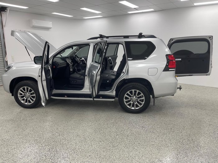 2018 Toyota Landcruiser Prado Kakadu GDJ150R 4X4 Dual Range Silver Pearl