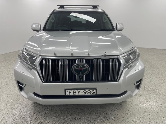 2018 Toyota Landcruiser Prado Kakadu GDJ150R 4X4 Dual Range Silver Pearl