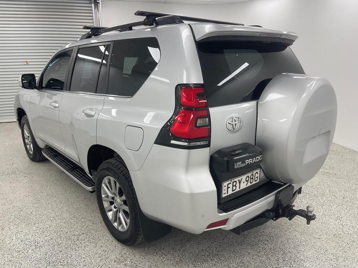 2018 Toyota Landcruiser Prado Kakadu GDJ150R 4X4 Dual Range Silver Pearl