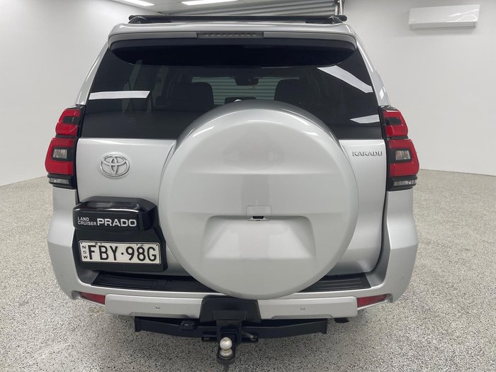 2018 Toyota Landcruiser Prado Kakadu GDJ150R 4X4 Dual Range Silver Pearl