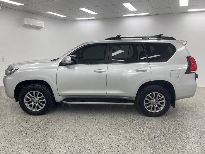 2018 Toyota Landcruiser Prado Kakadu GDJ150R 4X4 Dual Range Silver Pearl