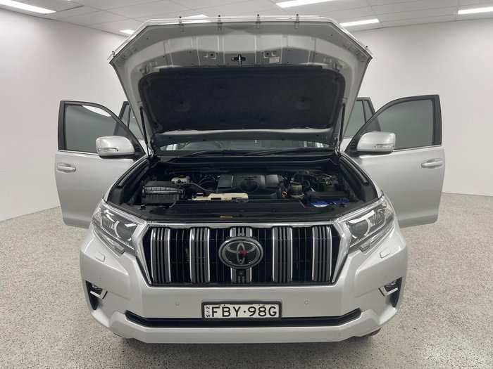 2018 Toyota Landcruiser Prado Kakadu GDJ150R 4X4 Dual Range Silver Pearl