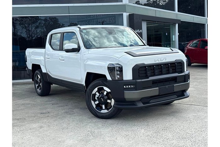 2025 Kia Tasman SX+ TK MY26 4X4 Dual Range Clear White (UD)