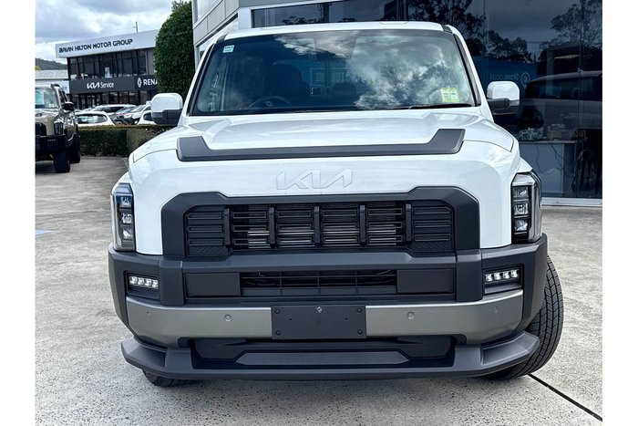 2025 Kia Tasman SX+ TK MY26 4X4 Dual Range Clear White (UD)