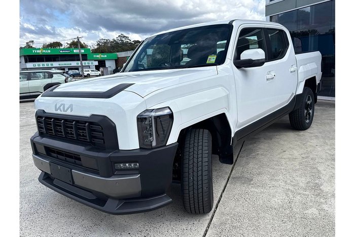 2025 Kia Tasman SX+ TK MY26 4X4 Dual Range Clear White (UD)