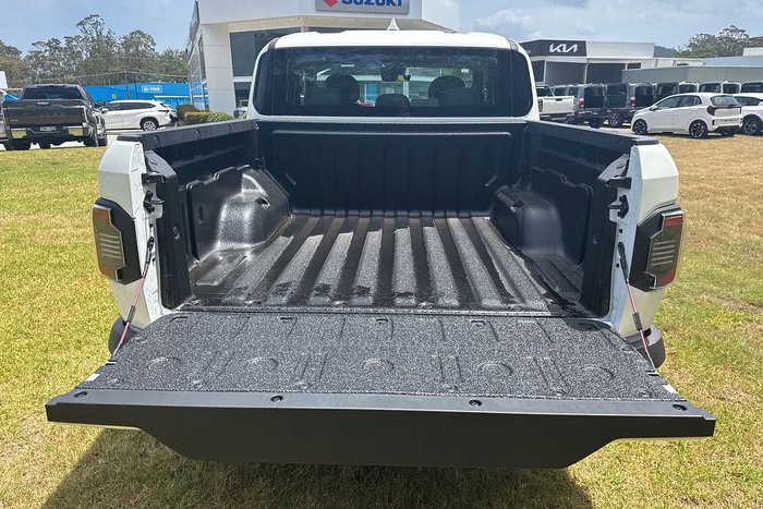 2025 Kia Tasman SX+ TK MY26 4X4 Dual Range Clear White (UD)